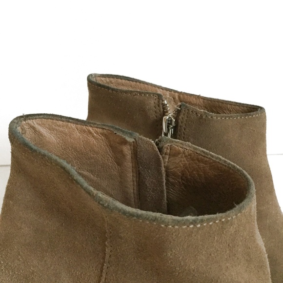 J Crew Classic Tan Ankle Boots Booties 10 - Picture 2 of 5